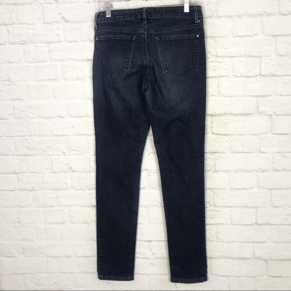 Kardashian Premium Kim Curvy Skinny DarkWash Jeans - Picture 4 of 7